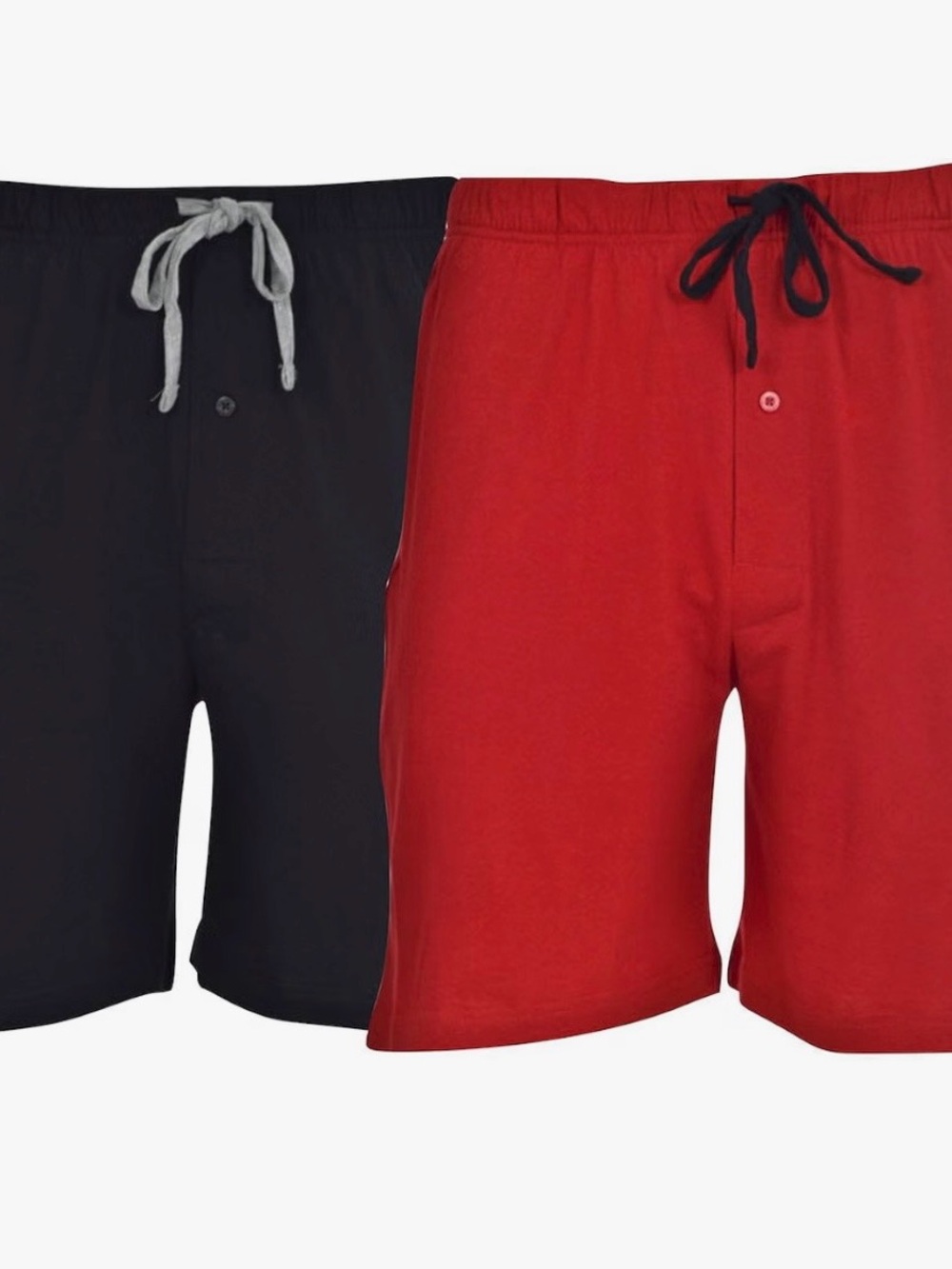Hanes Men's Woven Short Tag-free cotton knit pajama lounge shorts Sz 4XL